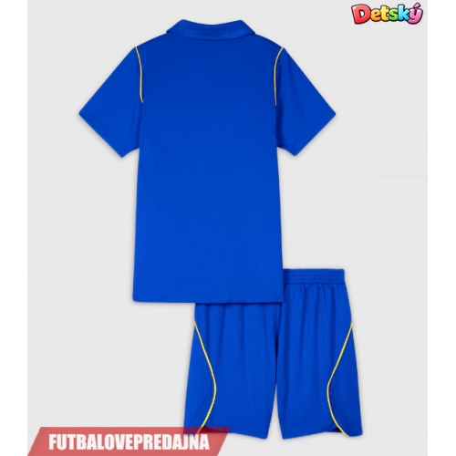 Lacne Dětský Futbalové dres Chelsea 2026-27 Krátky Rukáv - Domáci (+ trenírky)